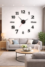3D Large Roman Numeral Acrylic Wall Clock with Pendulum — Kenya · WIMU Kitchen