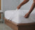 White Cotton Fitted Bedsheet Set 6x7 with 4 Pillowcases — WIMU Kitchen Nairobi