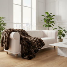 Luxury Faux Fur Throw Blanket – Soft Plush 200×230cm Bed & Sofa Throw — WIMU Kitchen Nairobi — Kenya · WIMU Kitchen