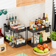 2 Tier Pull-Out Storage Rack, Carbon Steel — view 2 — Kenya · WIMU Kitchen
