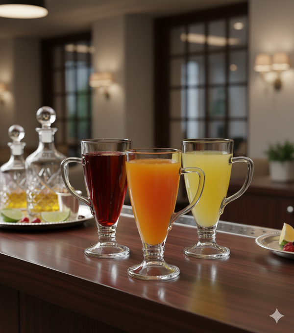 3pc Clear Cups — Kenya · WIMU Kitchen Nairobi