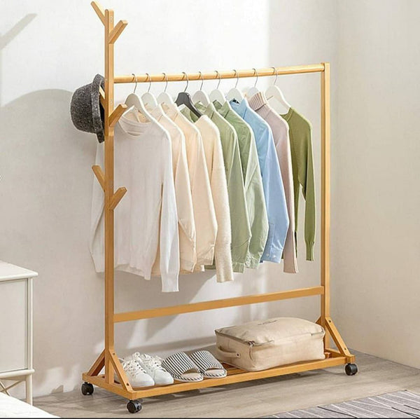 Bamboo Clothes Rack for Hanging Storage — WIMU Kitchen Nairobi — Kenya · WIMU Kitchen Nairobi