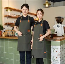 Adjustable Waterproof Apron with Pockets — view 4 — Kenya · WIMU Kitchen