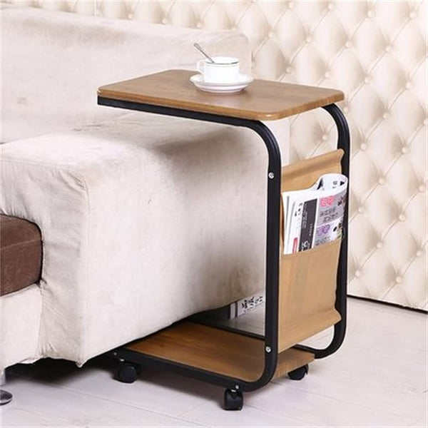2-Tier Trolley Side Table with Storage Pocket – Compact Sofa & Bedside Cart — WIMU Kitchen Nairobi — Kenya · WIMU Kitchen Nairobi