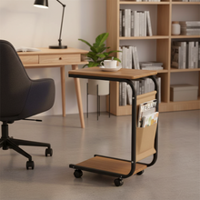 2-Tier Trolley Side Table with Storage Pocket – Compact Sofa & Bedside Cart — WIMU Kitchen Nairobi — Kenya · WIMU Kitchen