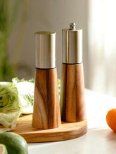 3-Piece Bamboo Pepper & Salt Grinder Set with Wooden Tray — WIMU Kitchen Nairobi — Kenya · WIMU Kitchen