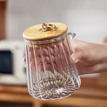 Glass Storage Jar with Bamboo Lid & Spoon — WIMU Kitchen Nairobi — Kenya · WIMU Kitchen