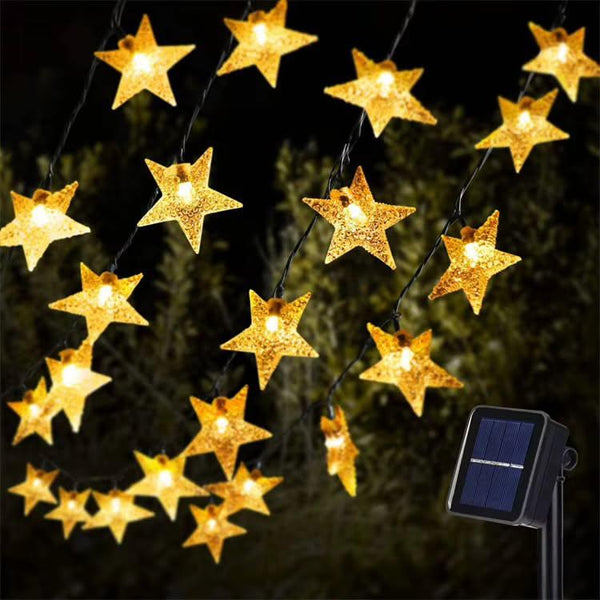 Solar Powered Outdoor Star Fairy Lights, 12m with 100 LEDs — WIMU Kitchen Nairobi — Kenya · WIMU Kitchen Nairobi