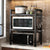 2 Tier Expandable Microwave Stand - Adjustable 40 to 63cm Metal Kitchen Shelf Rack — WIMU Kitchen Nairobi