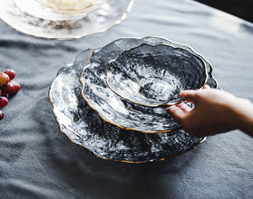 3-Piece Irregular Glass Serving Set — WIMU Kitchen Nairobi — Kenya · WIMU Kitchen