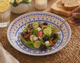 6 Piece Ceramic Salad, Pasta and Side Plates, 7 Inch Deep — WIMU Kitchen Nairobi — Kenya · WIMU Kitchen