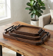 3-Piece Nested Bamboo Serving Trays with Handles — WIMU Kitchen Nairobi — Kenya · WIMU Kitchen