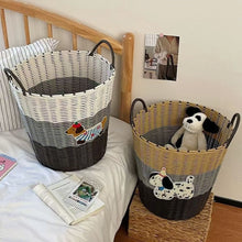 Rattan Laundry & Storage Basket 35 x 30 x 25cm — view 3 — Kenya · WIMU Kitchen