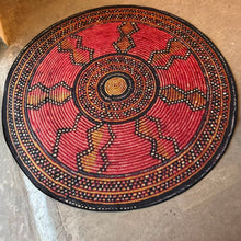 Isla Round Tribal Medallion Rug 160cm / 200cm — view 3 — Kenya · WIMU Kitchen