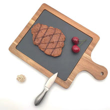 Bamboo Slate Plate (Square) (view 2) — Kenya · WIMU Kitchen