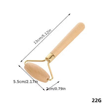 Wooden Face & Body Massage Roller, 1 or 3 Pack — view 3 — Kenya · WIMU Kitchen