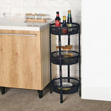 Foldable 360 Degree Rotating Metal Fruit and Vegetable Rack with Lockable Wheels — WIMU Kitchen Nairobi — Kenya · WIMU Kitchen
