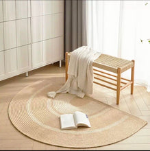 Handwoven Natural Jute Door Mat 50 x 80cm — view 2 — Kenya · WIMU Kitchen