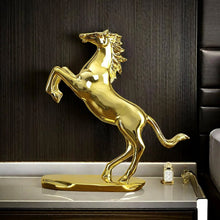 Golden Rearing Horse Statue - Mirror Gold Resin Sculpture for Home & Office Décor — WIMU Kitchen Nairobi — Kenya · WIMU Kitchen