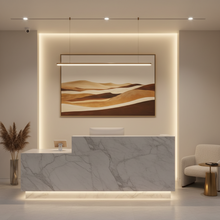 Framed Hilly Lines Printed Oil Painting Wall Art — Kenya · WIMU Kitchen