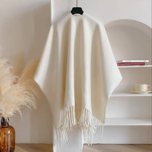 Double-Sided Warm Shawl - Reversible Thick Poncho Wrap and Blanket Scarf — WIMU Kitchen Nairobi — Kenya · WIMU Kitchen