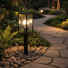 Aluminium Garden Bollard Light 500mm with E27 Holder - IP44 120 x 120mm LL 22BL-12-05-BK — WIMU Kitchen Nairobi — Kenya · WIMU Kitchen