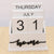Wooden Block Calendar - Reusable Perpetual Day, Month and Date Display — WIMU Kitchen Nairobi