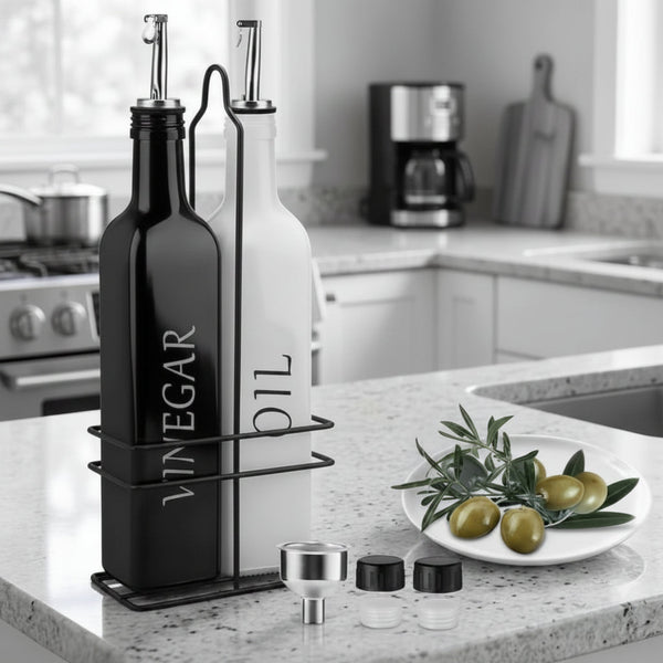Matching Oil & Vinegar Dispenser Set — WIMU Kitchen Nairobi — Kenya · WIMU Kitchen Nairobi