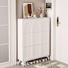 Bucket Flip Shoe Cabinet Double Layer 100 x 90 x 24cm - Handleless Arch Panel Design — WIMU Kitchen Nairobi — Kenya · WIMU Kitchen