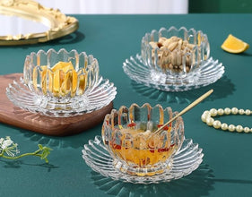 European Flower Glass Dessert & Fruit Bowl — WIMU Kitchen Nairobi — Kenya · WIMU Kitchen