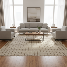 Vedantu Grid Pattern Carpet Rug — Kenya · WIMU Kitchen