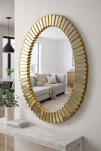 Sunburst Oval Luxury Wall Mirror – Gold 74×57cm Statement Décor Mirror — WIMU Kitchen Nairobi — Kenya · WIMU Kitchen