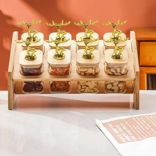 8pcs Kitchen Spice Rack Set with Bamboo Stand — Kenya · WIMU Kitchen Nairobi