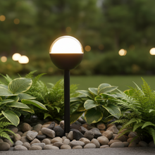 Semi-Globe LED Bollard Light 18W 3000K - IP65 Aluminium Surface Mounted LL 24BL-37-06-BK-WW — WIMU Kitchen Nairobi — Kenya · WIMU Kitchen