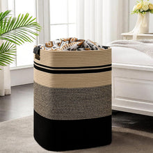 Cotton Rope Woven Laundry Hamper with Leather Handles — WIMU Kitchen Nairobi — Kenya · WIMU Kitchen