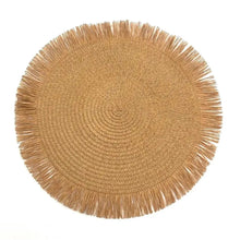Non-Slip Woven Round Placemats – Set of 6 — Kenya · WIMU Kitchen
