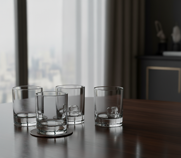3pc Whiskey Glasses — Kenya · WIMU Kitchen Nairobi