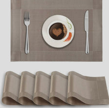 Woven Rectangular Table Mats, Set of 6, 44.5 x 30cm — view 4 — Kenya · WIMU Kitchen