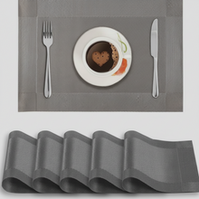 Woven Rectangular Table Mats, Set of 6, 44.5 x 30cm — view 3 — Kenya · WIMU Kitchen
