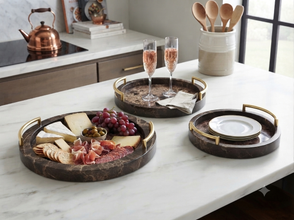 3-Piece Bamboo Nesting Trays with Grey Handles — WIMU Kitchen Nairobi — Kenya · WIMU Kitchen