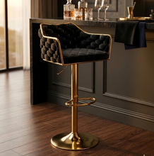 Bar Stools with Gold Details — Kenya · WIMU Kitchen