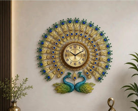Double Head Peacock Wall Clock – 70cm — WIMU Kitchen Nairobi — Kenya · WIMU Kitchen