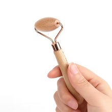 Wooden Face & Body Massage Roller, 1 or 3 Pack — view 2 — Kenya · WIMU Kitchen