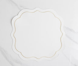 6 Round Faux Leather Table Mats 38cm, Waterproof — view 4 — Kenya · WIMU Kitchen
