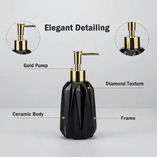 Ceramic Soap Dispenser, Black or White - Nairobi — view 4 — Kenya · WIMU Kitchen