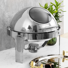 Round Roll Chaffing Dish (With Window) — Kenya · WIMU Kitchen