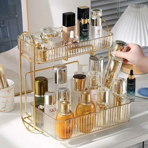 Clear Acrylic Double-Layer Cosmetic & Vanity Storage Organizer — WIMU Kitchen Nairobi — Kenya · WIMU Kitchen Nairobi