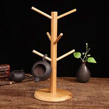 6-Claw Natural Bamboo Cup Holder Stand & Mug Drying Rack — WIMU Kitchen Nairobi — Kenya · WIMU Kitchen