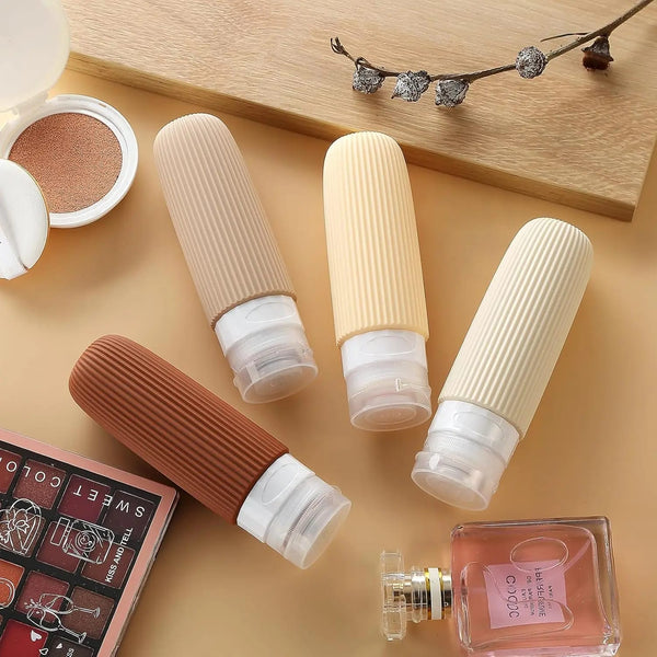 Silicone Travel Lotion Bottles Set - Refillable Squeeze Bottles for Toiletries — WIMU Kitchen Nairobi — Kenya · WIMU Kitchen Nairobi
