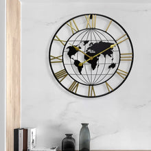 Roman Numerals World Map Wall Clock — Kenya · WIMU Kitchen